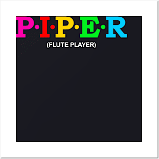 Piper - Flute Player. Posters and Art